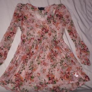 Cute, casual, floral shirt!